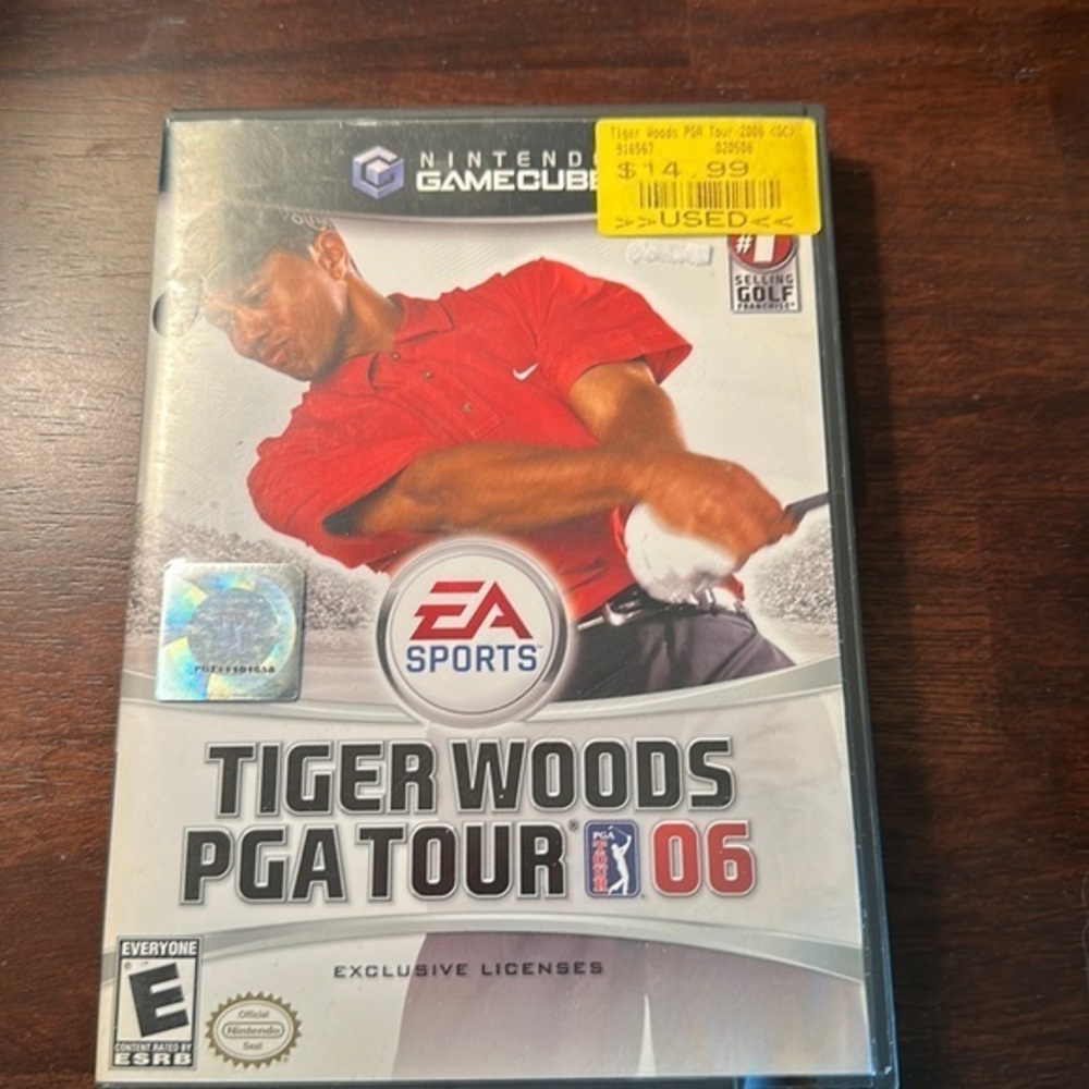 Tiger wood PGA tour 2006 GameCube game